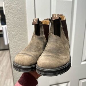 Blundstone Tan Leather Ankle Boots 3.5